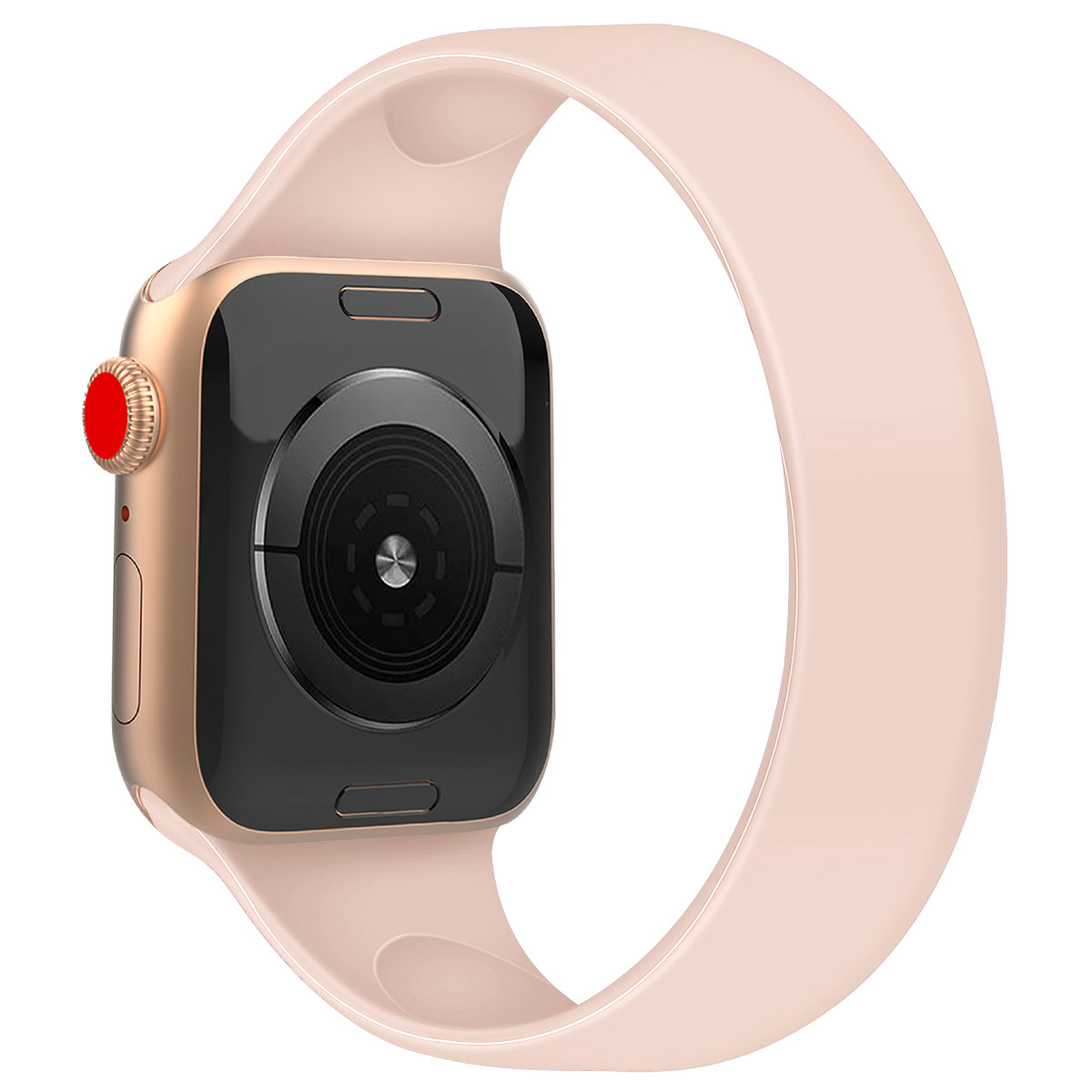 Correa deportiva solo loop para el Apple Watch - arena rosa