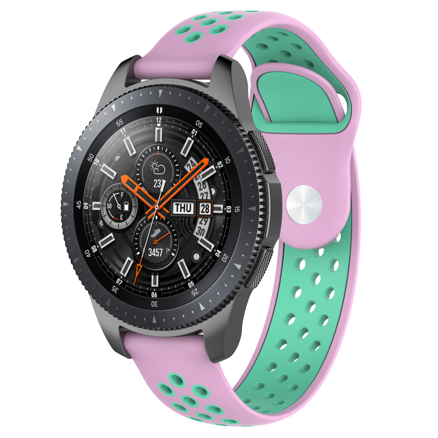 Correa deportiva doble para el Huawei Watch GT - rosa teal