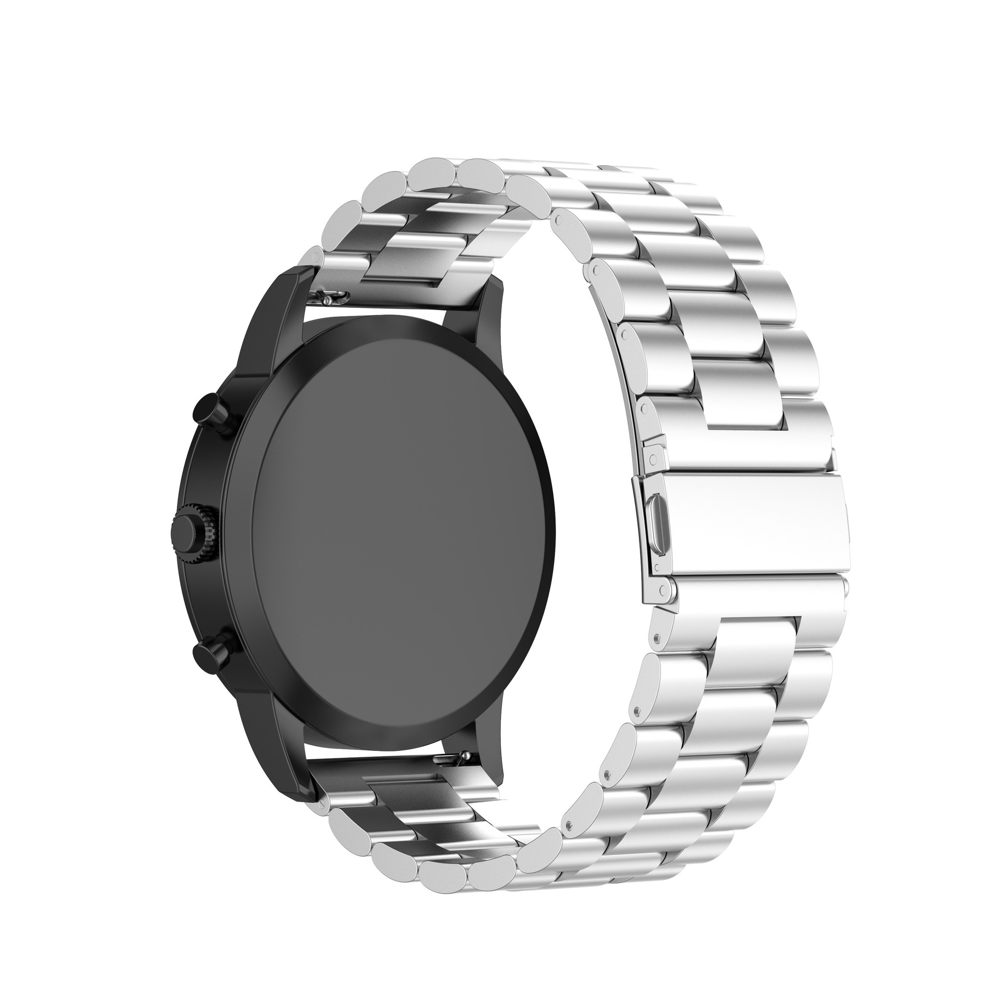 Correa de eslabones de acero con cuentas para el Samsung Galaxy Watch - plata
