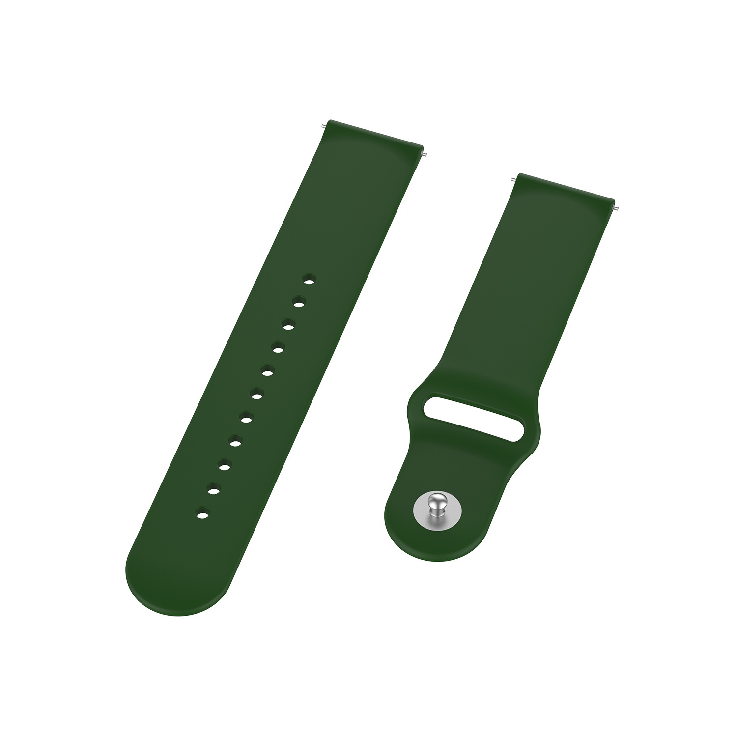 Correa deportiva de silicona para el Huawei Watch GT - verde militar