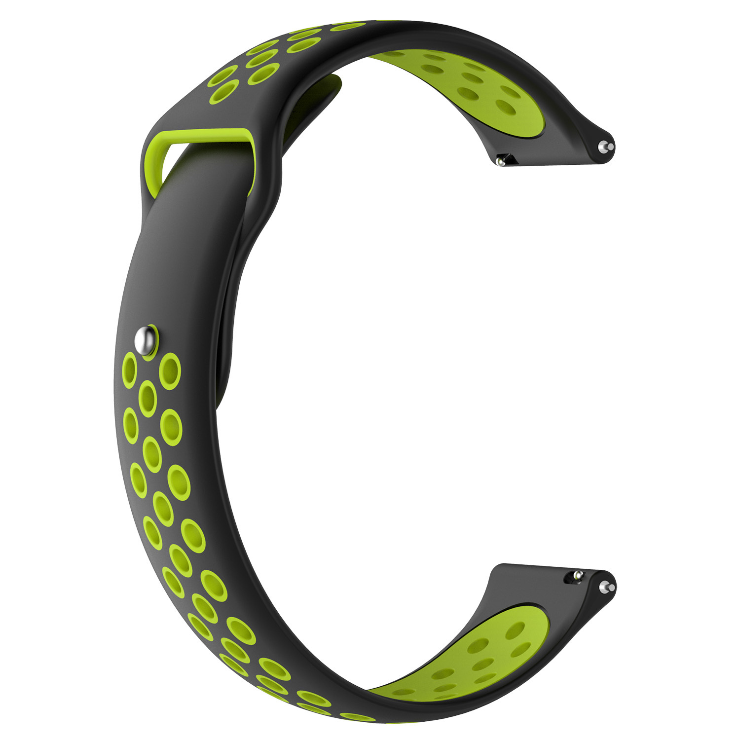 Correa deportiva doble para el Huawei Watch GT - negro verde