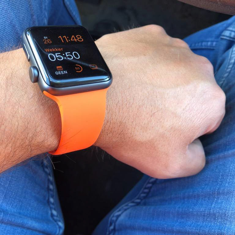 Correa deportiva para el Apple Watch - naranja