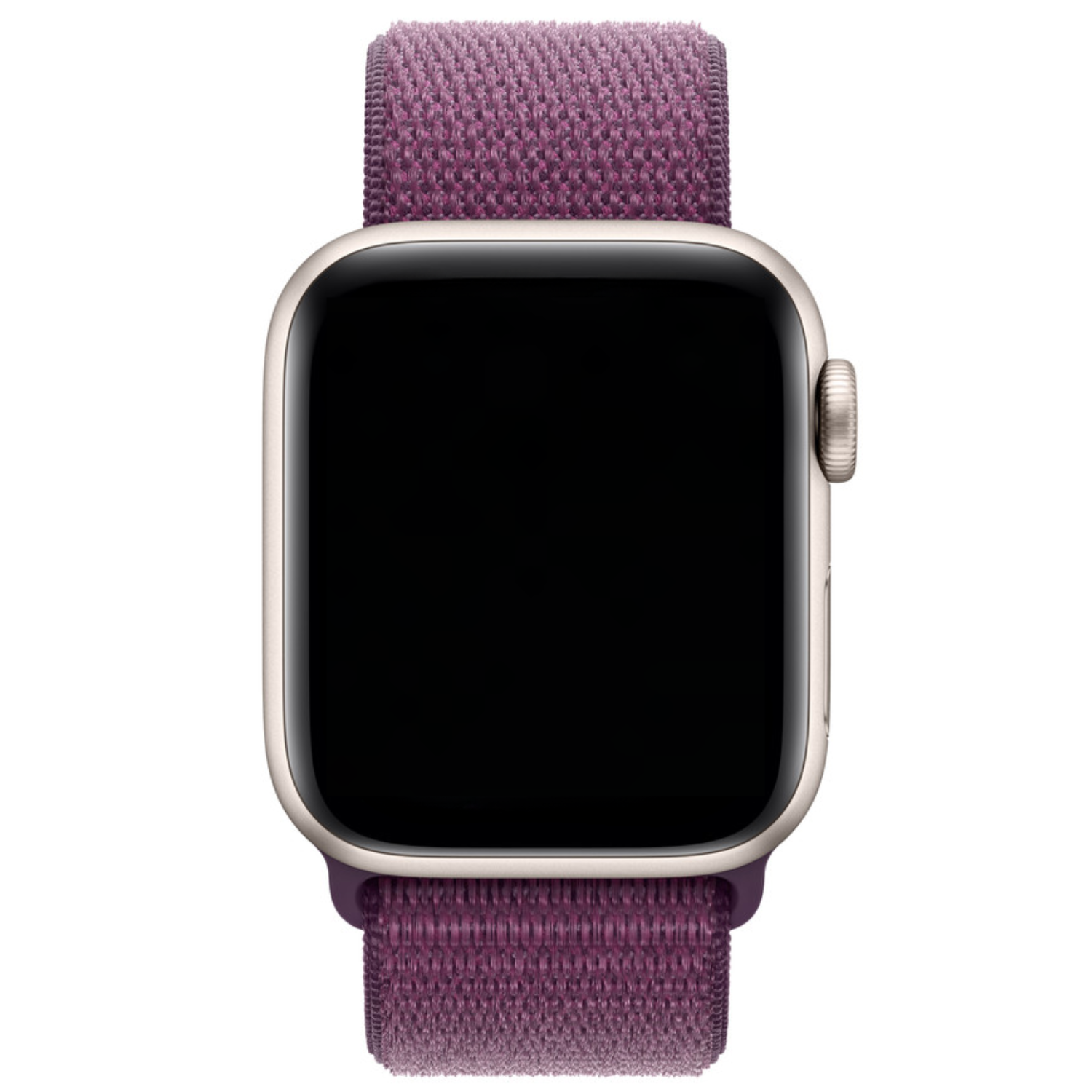 Correa loop deportiva de nailon para el Apple Watch - color ciruela