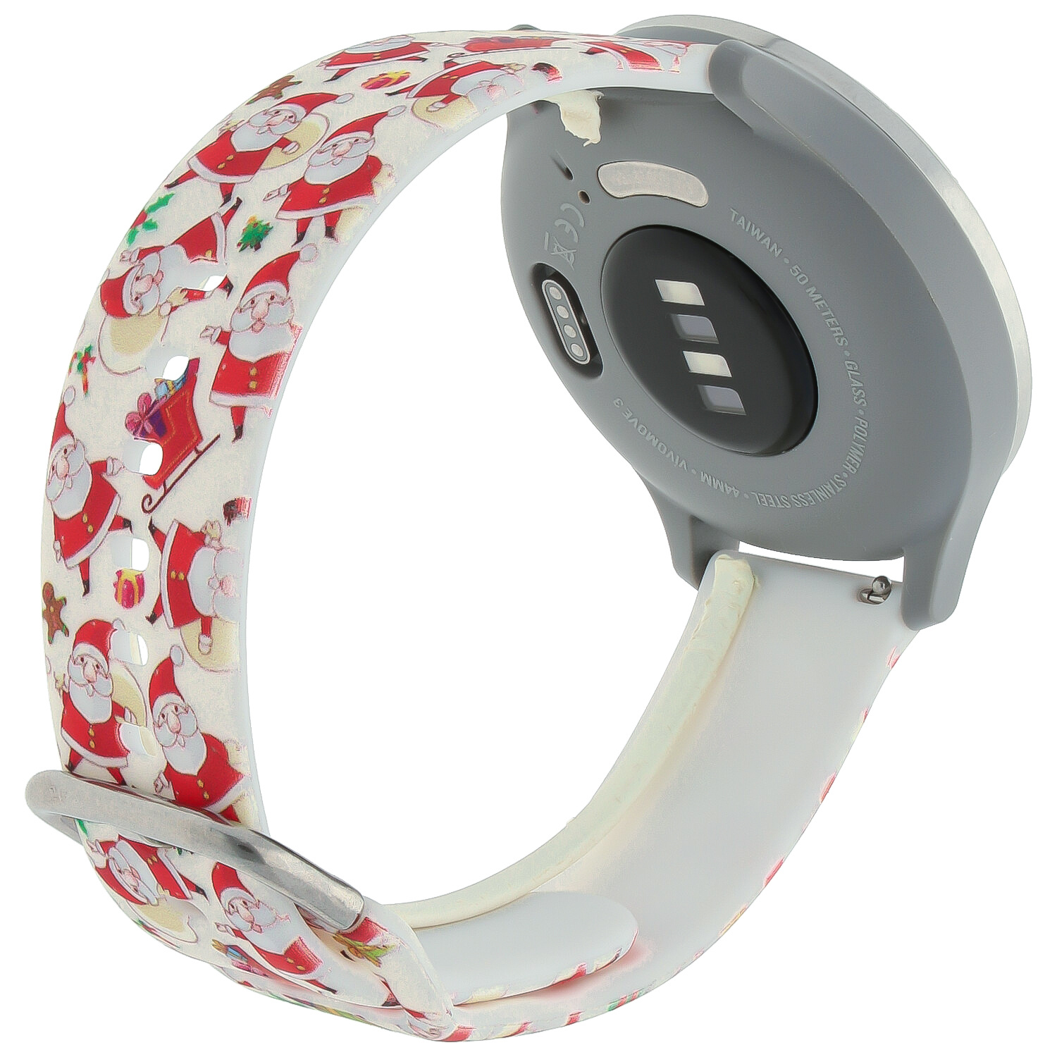 Correa deportiva estampada para el Huawei Watch - Navidad Papá Noel rojo