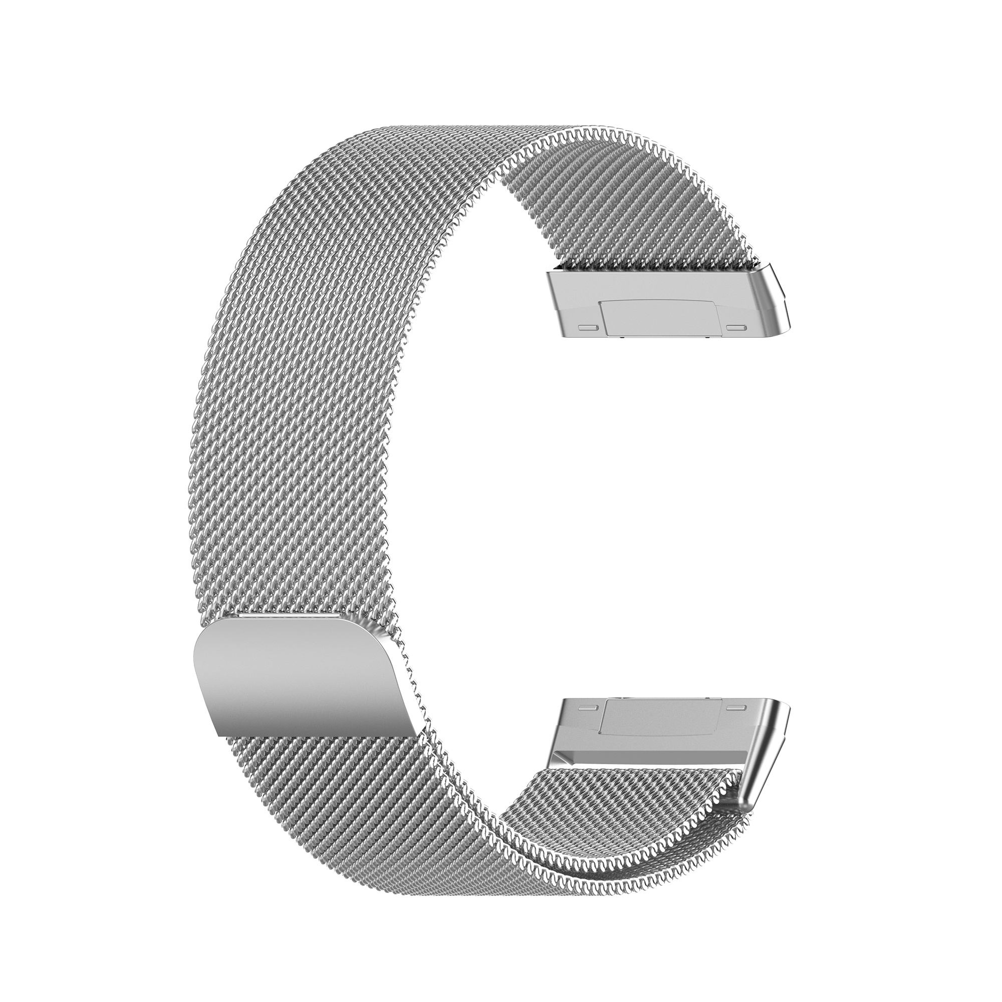 Correa Milanese loop para el Fitbit Versa 3 / Sense - plata