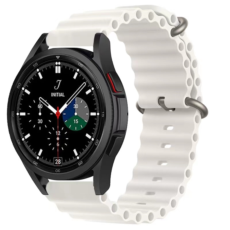 Correa deportiva Ocean para el Samsung Galaxy Watch - blanca