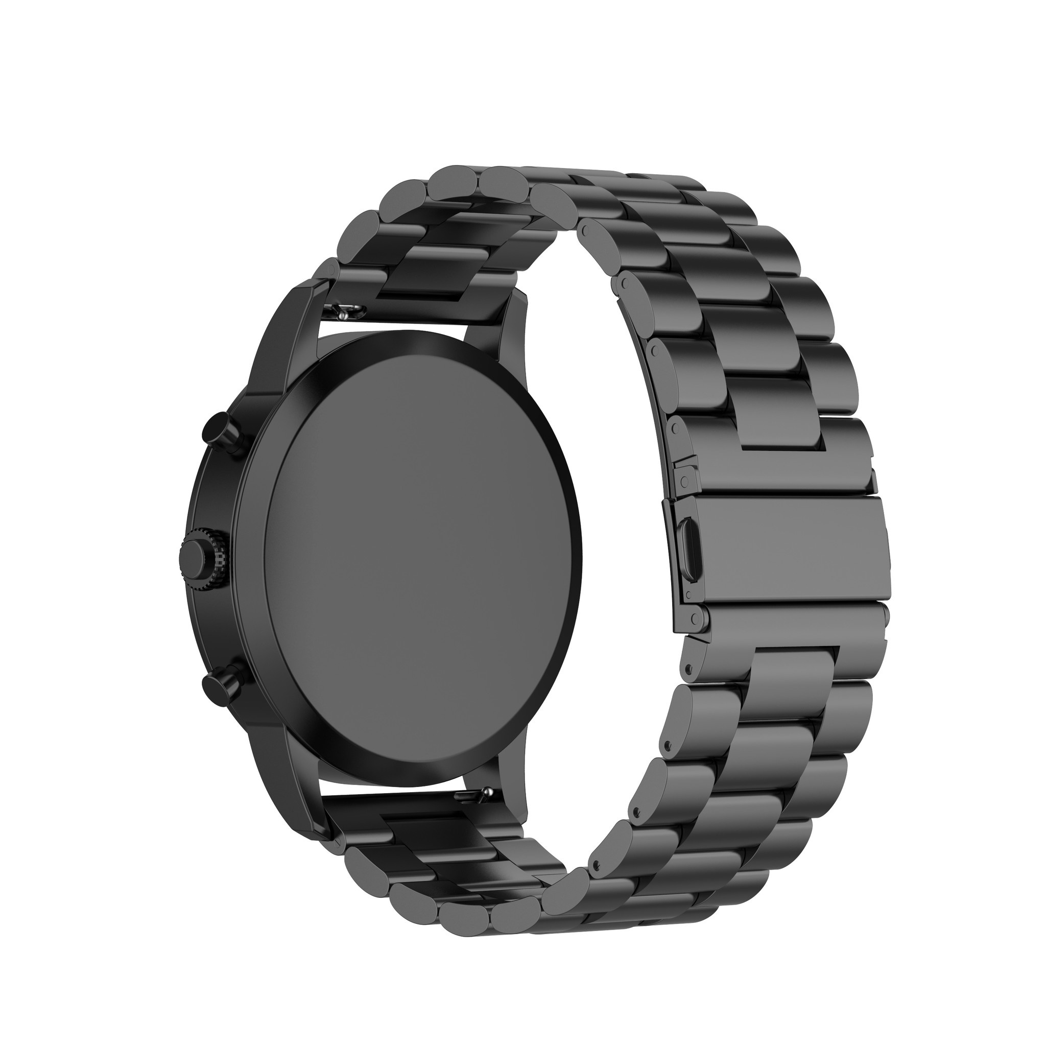 Correa de eslabones de acero con cuentas para el Huawei Watch GT - negro