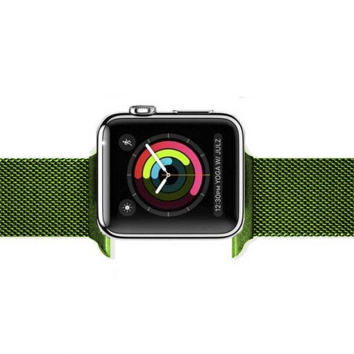Correa Milanese loop para el Apple Watch - verde