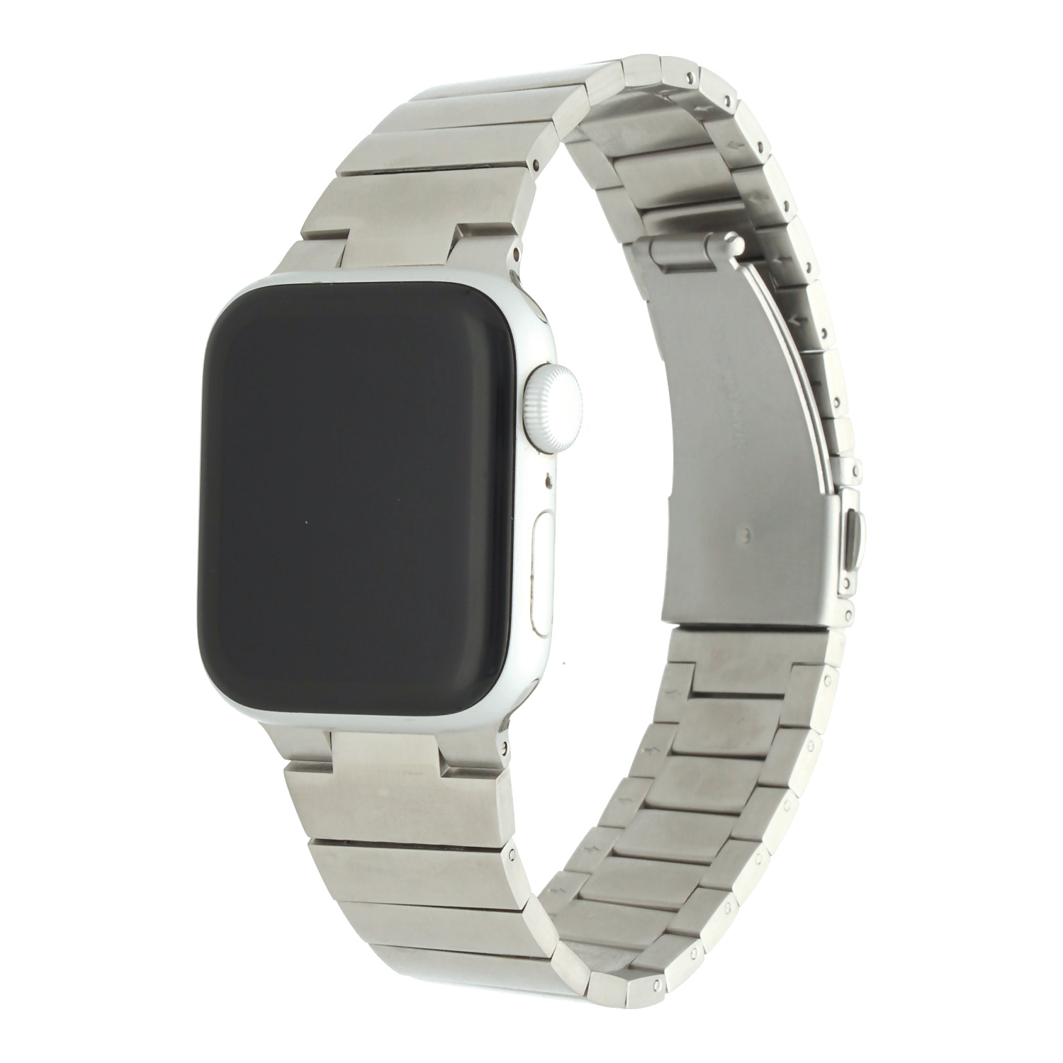 Correa de eslabones de acero para el Apple Watch - plata