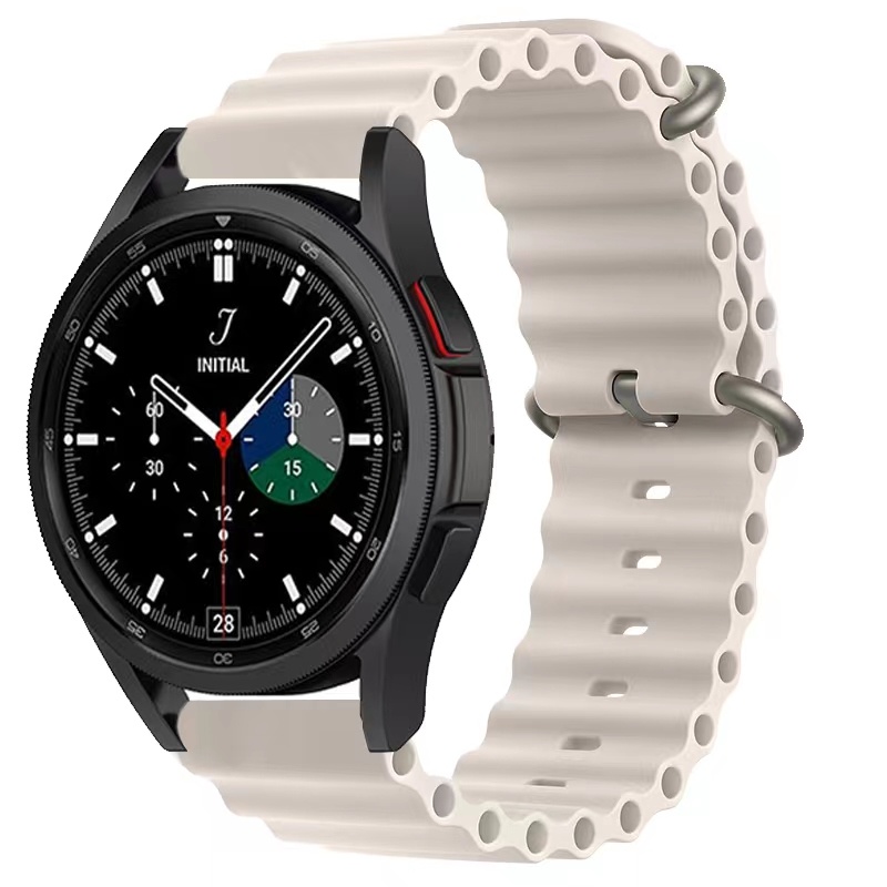 Correa deportiva Ocean para el Samsung Galaxy Watch - blanco estrella