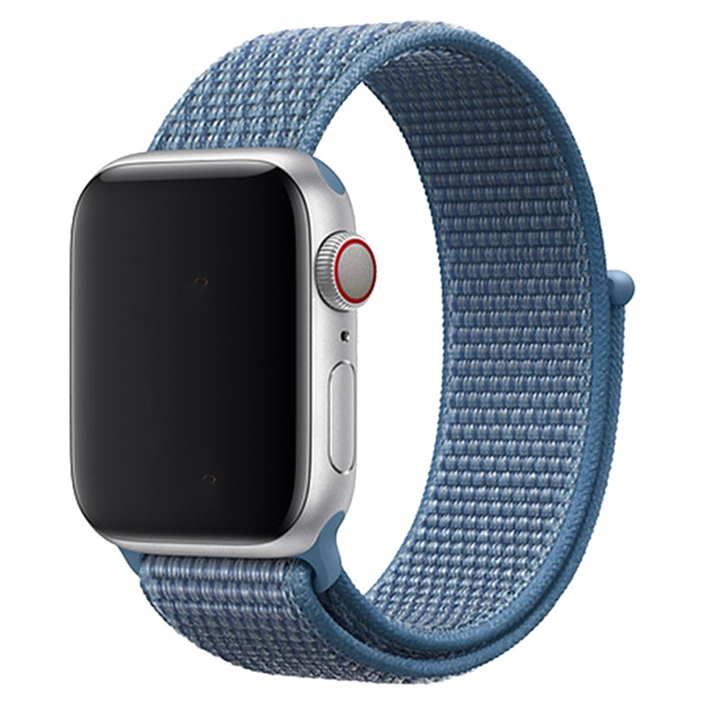 Correa loop deportiva de nailon para el Apple Watch - bacalao azul