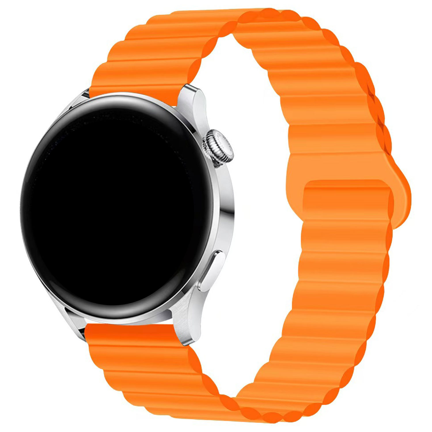 Correa magnética de silicona para el Samsung Galaxy Watch 6 Classic - naranja