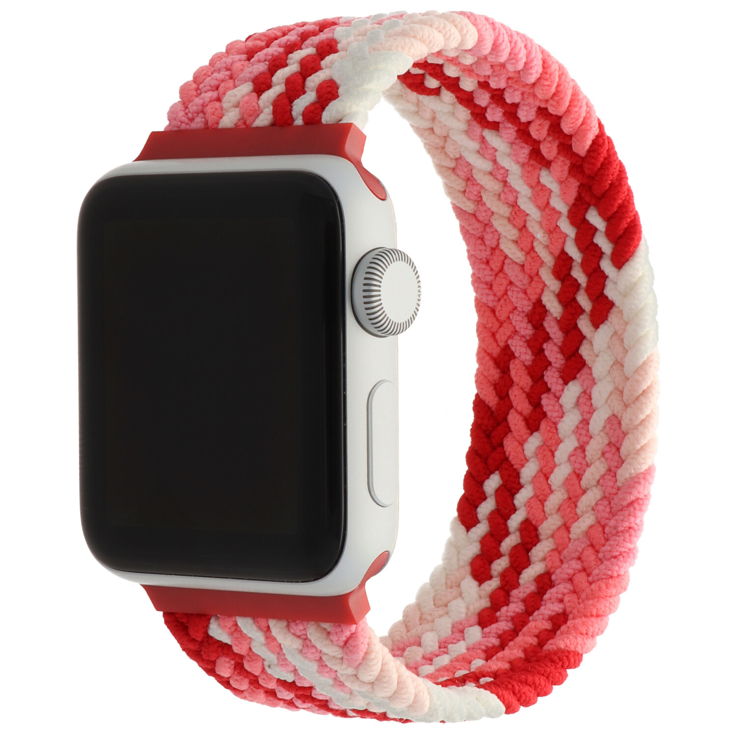 Correa solo loop trenzada de nailon para el Apple Watch - fresa