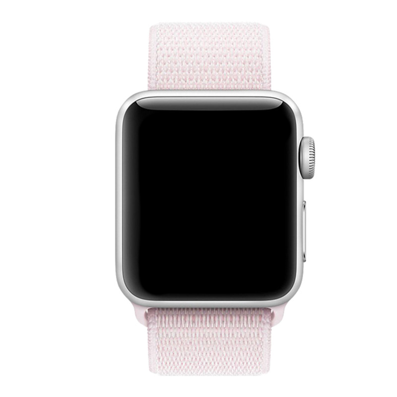 Correa loop deportiva de nailon para el Apple Watch - rosa