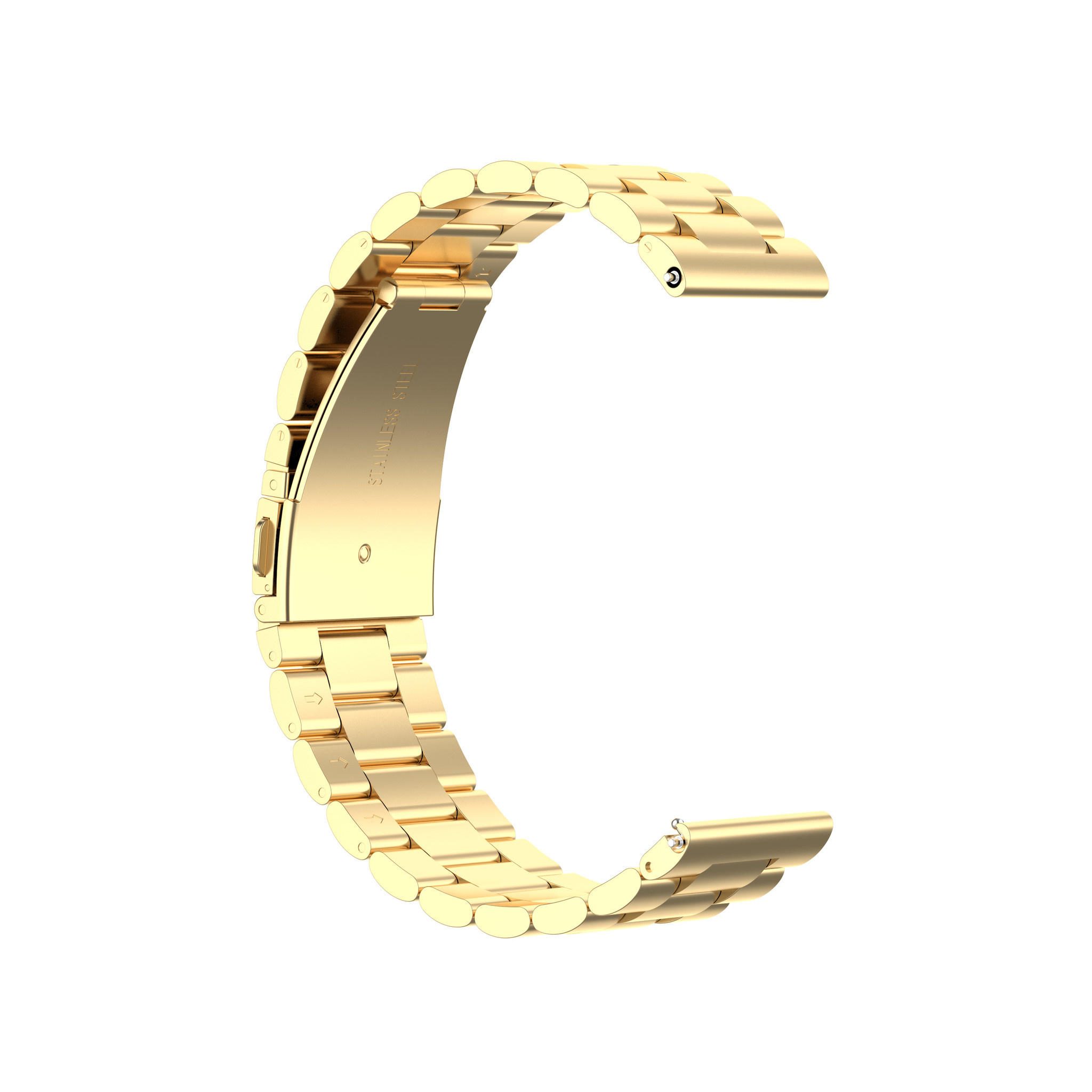 Correa de eslabones de acero con cuentas para el Samsung Galaxy Watch - oro