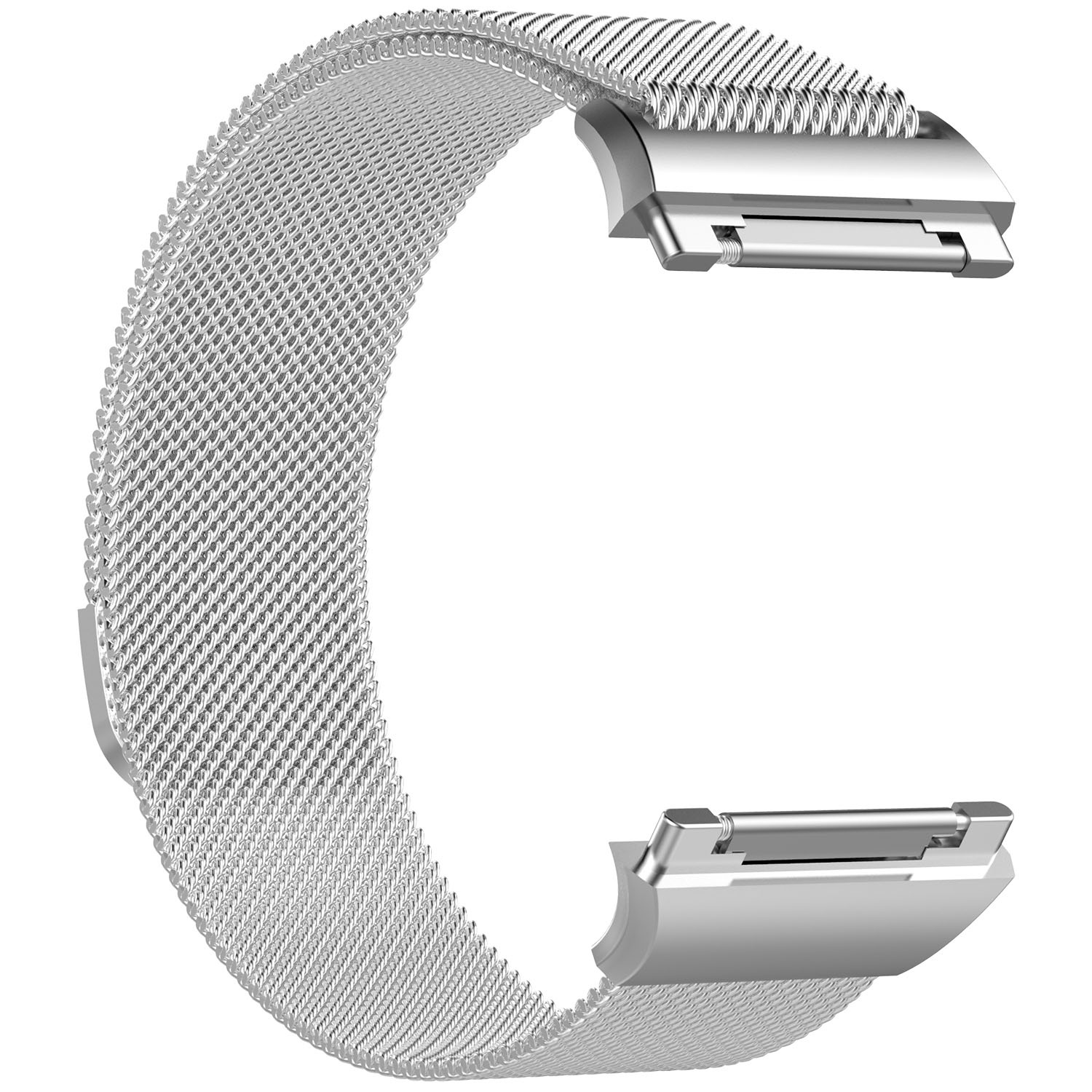 Correa Milanese loop para el Fitbit Ionic - plata