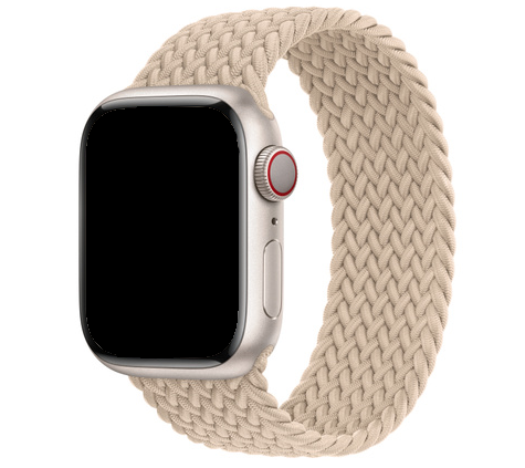 Correa solo loop trenzada de nailon para el Apple Watch - beis