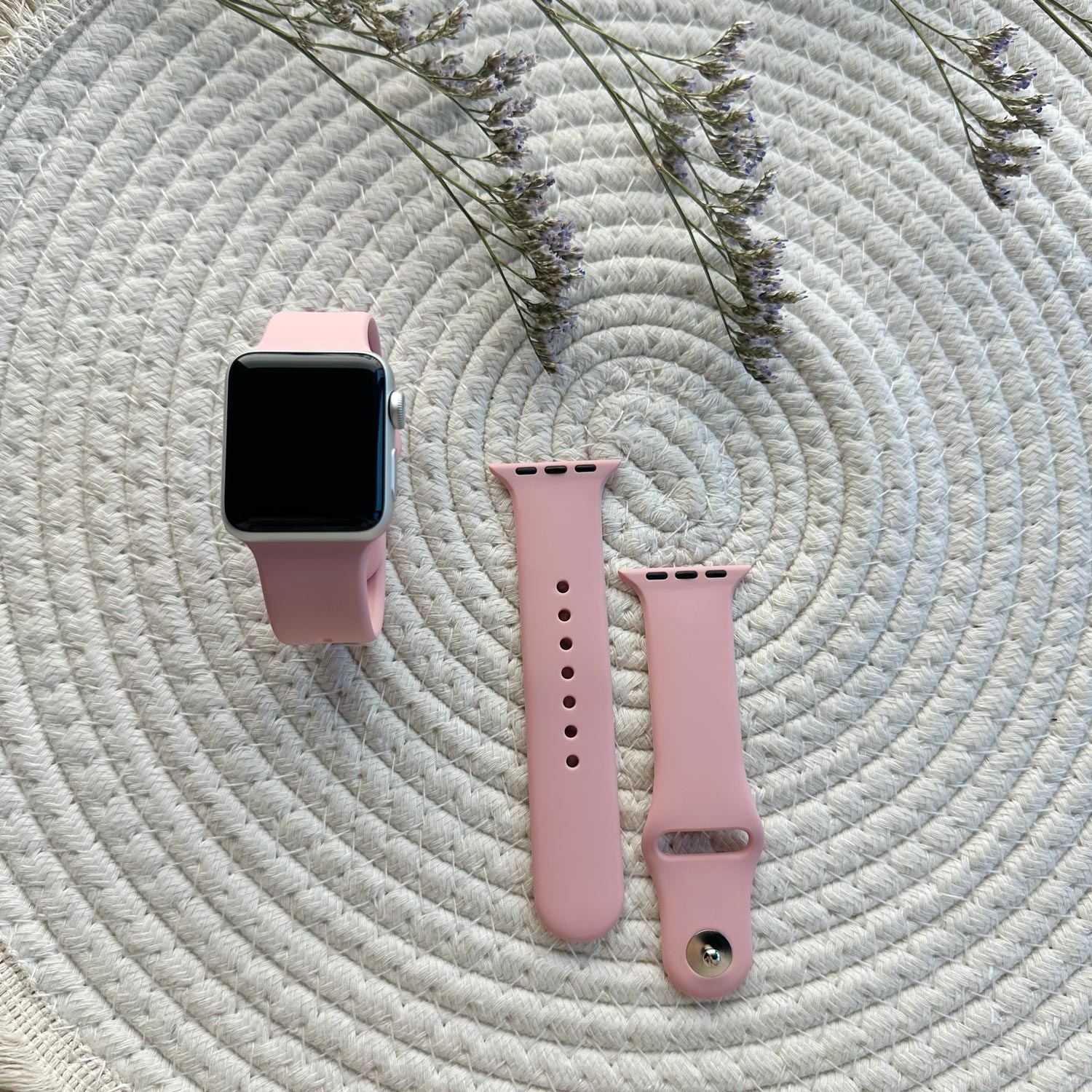 Correa deportiva para el Apple Watch - rosa