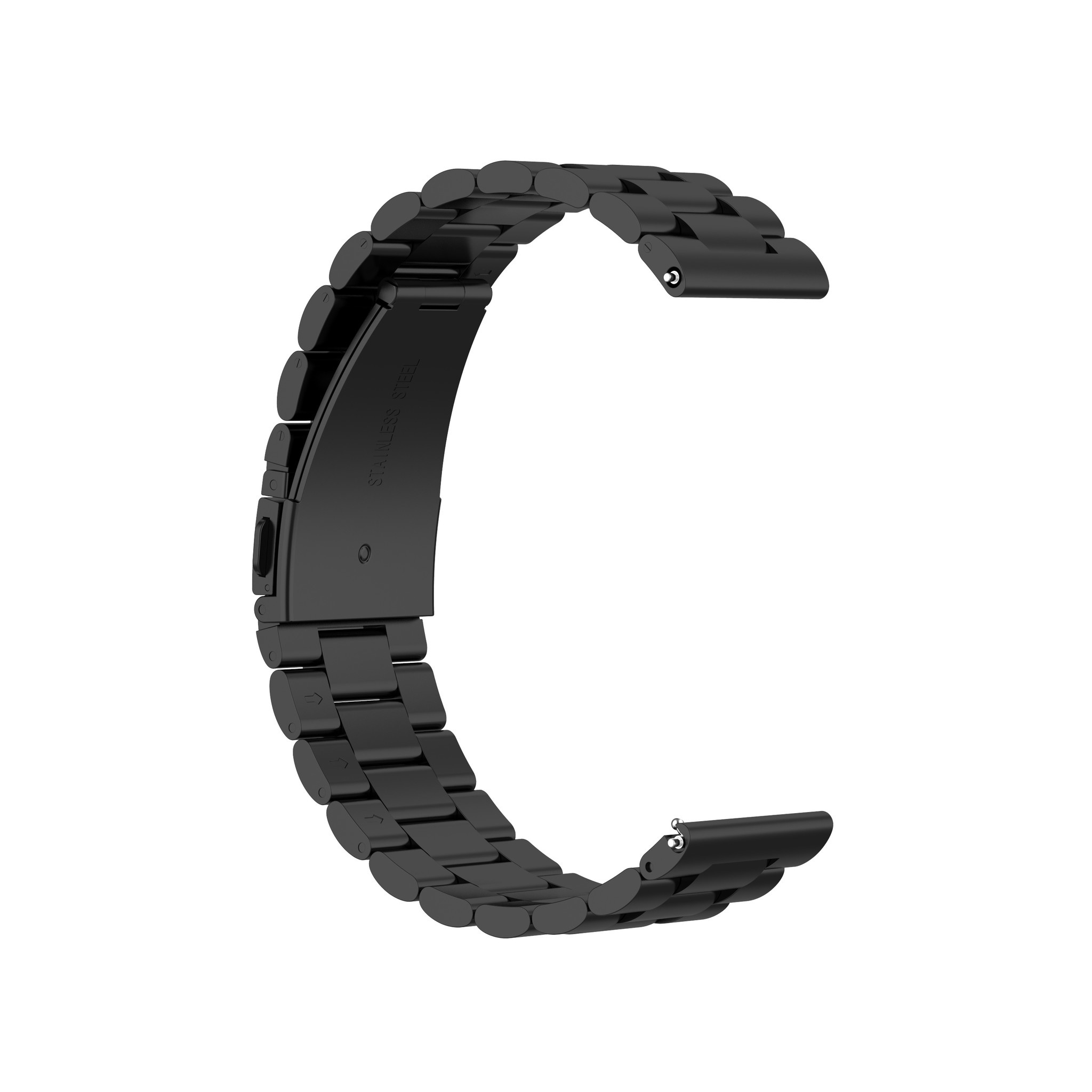 Correa de eslabones de acero con cuentas para el Samsung Galaxy Watch - negra