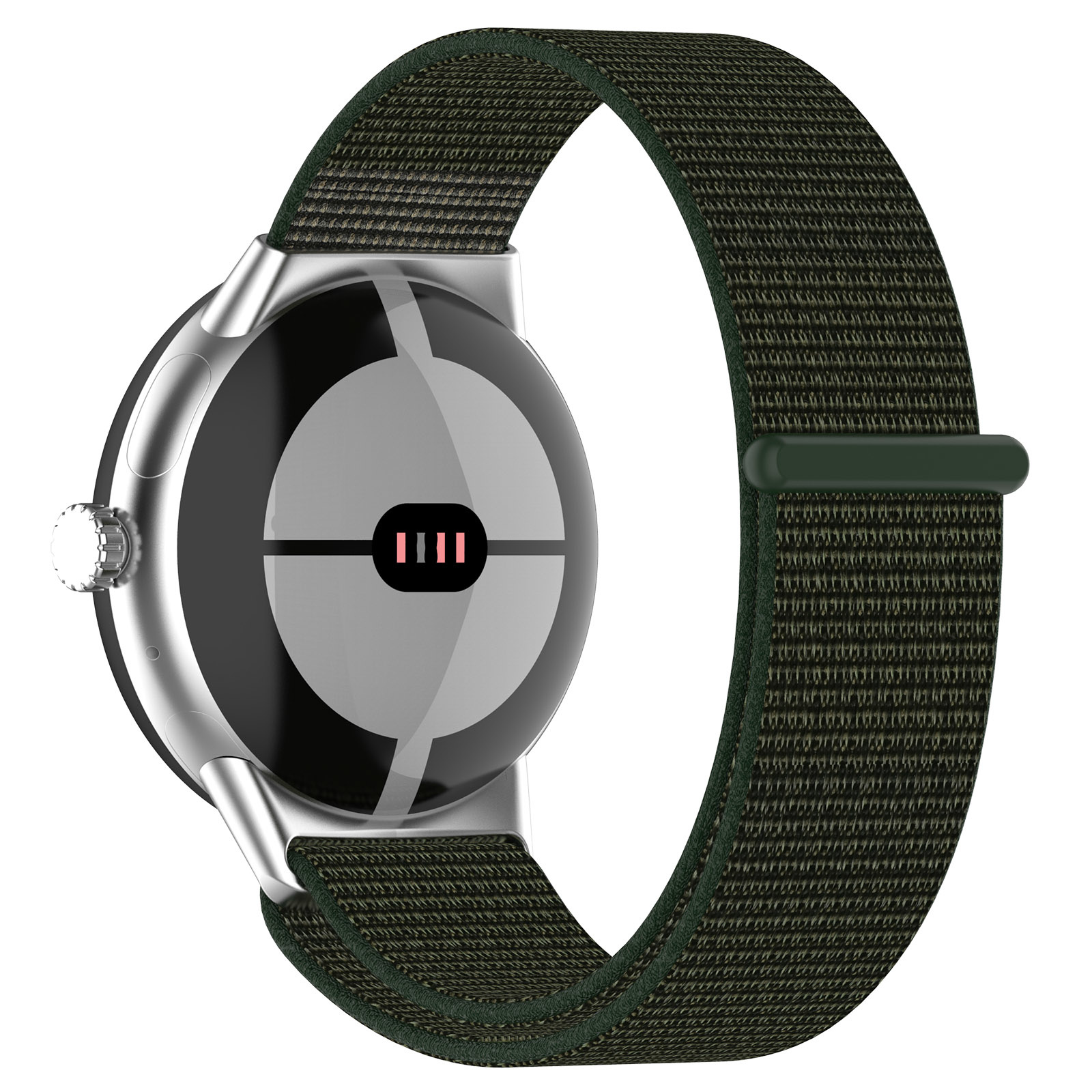 Correa loop deportiva de nailon para el Google Pixel Watch - verde