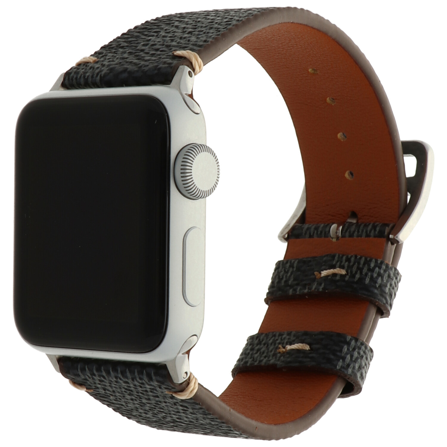 CORREA DE SILICONA LOUIS VUITTON MARRON PARA APPLEWATCH 42-44-45