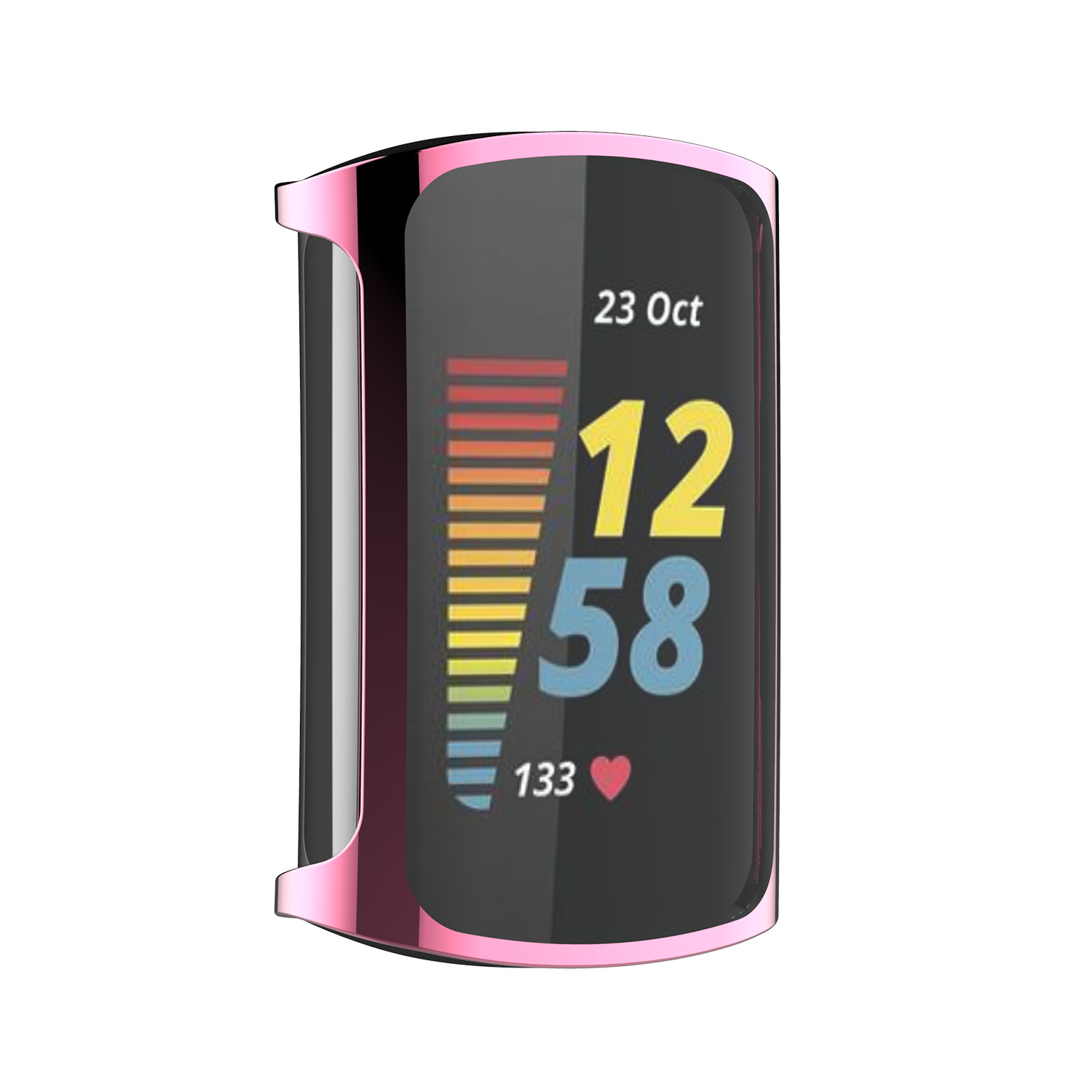 Estuche blando delgado para el Fitbit Charge 5 - rosa