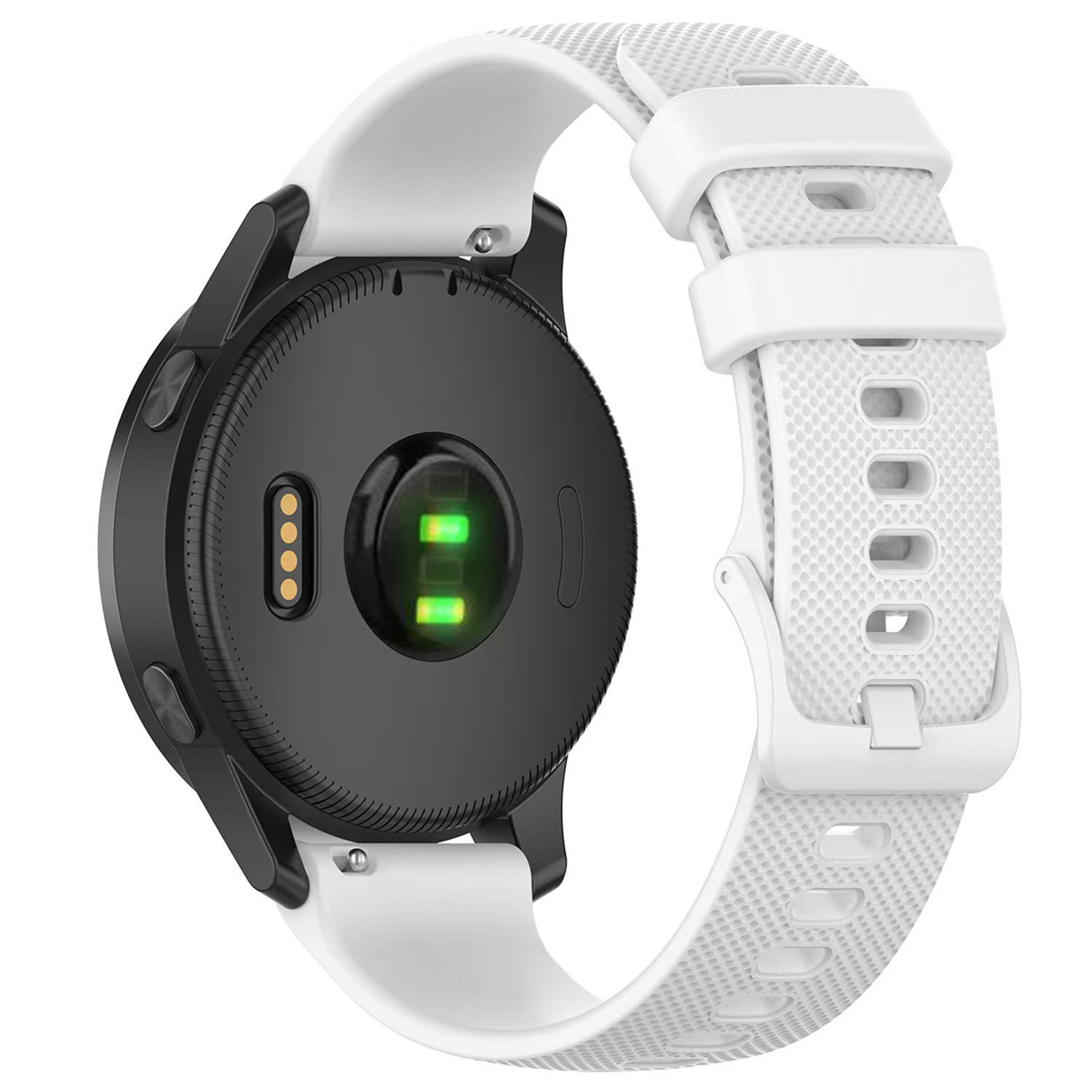 Correa de silicona con hebilla para el Samsung Galaxy Watch 4 Classic - blanca