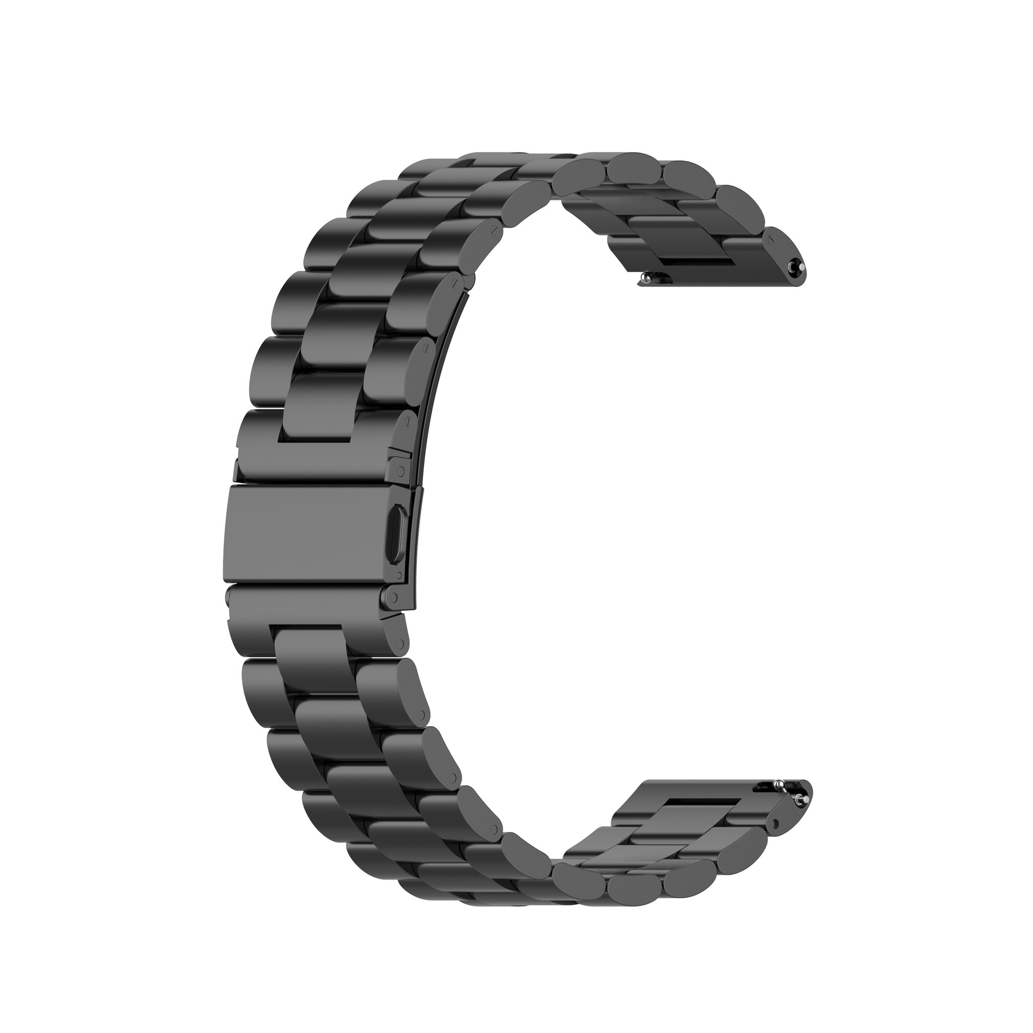 Correa de eslabones de acero con cuentas para el Huawei Watch GT - negro