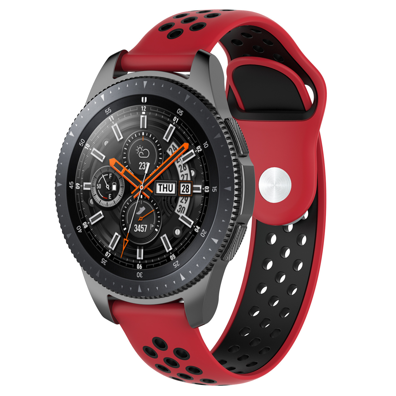 Correa deportiva doble para el Huawei Watch GT - rojo negro