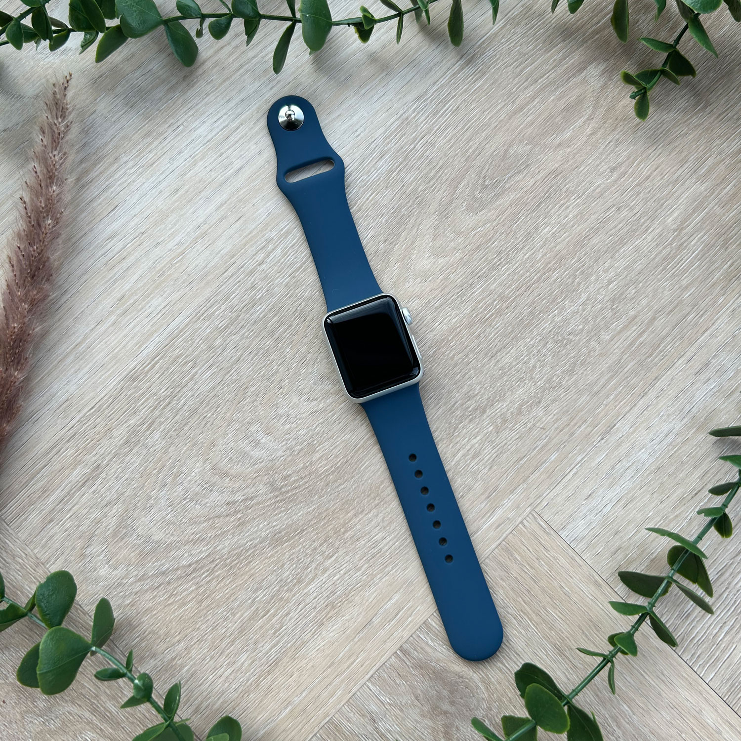 Correa deportiva para el Apple Watch - azul tempestad