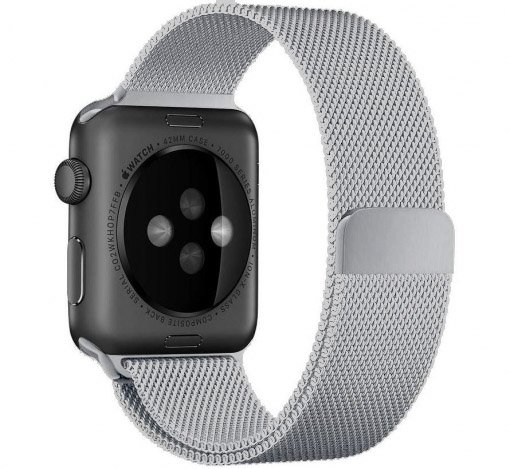 Correa Milanese loop para el Apple Watch - plata