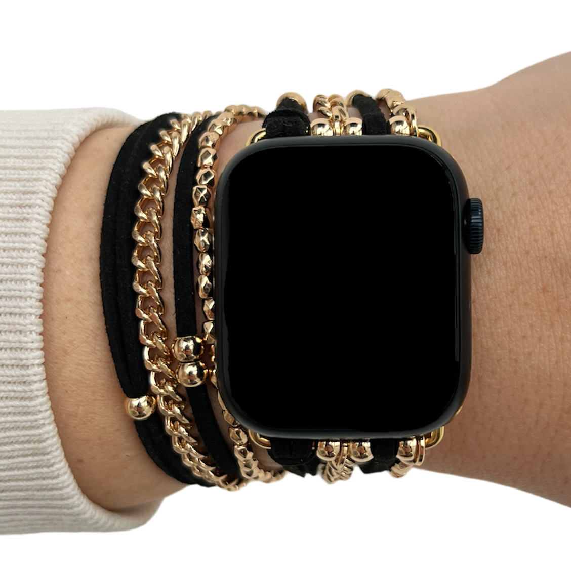 Correa de joyería para Apple Watch – Nancy oro negro