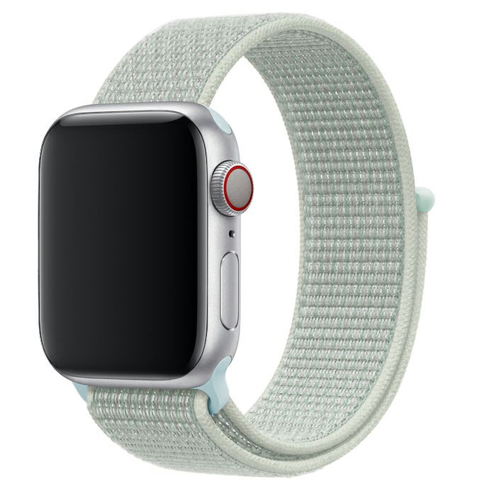 Correa loop deportiva de nailon para el Apple Watch - aura de abeto