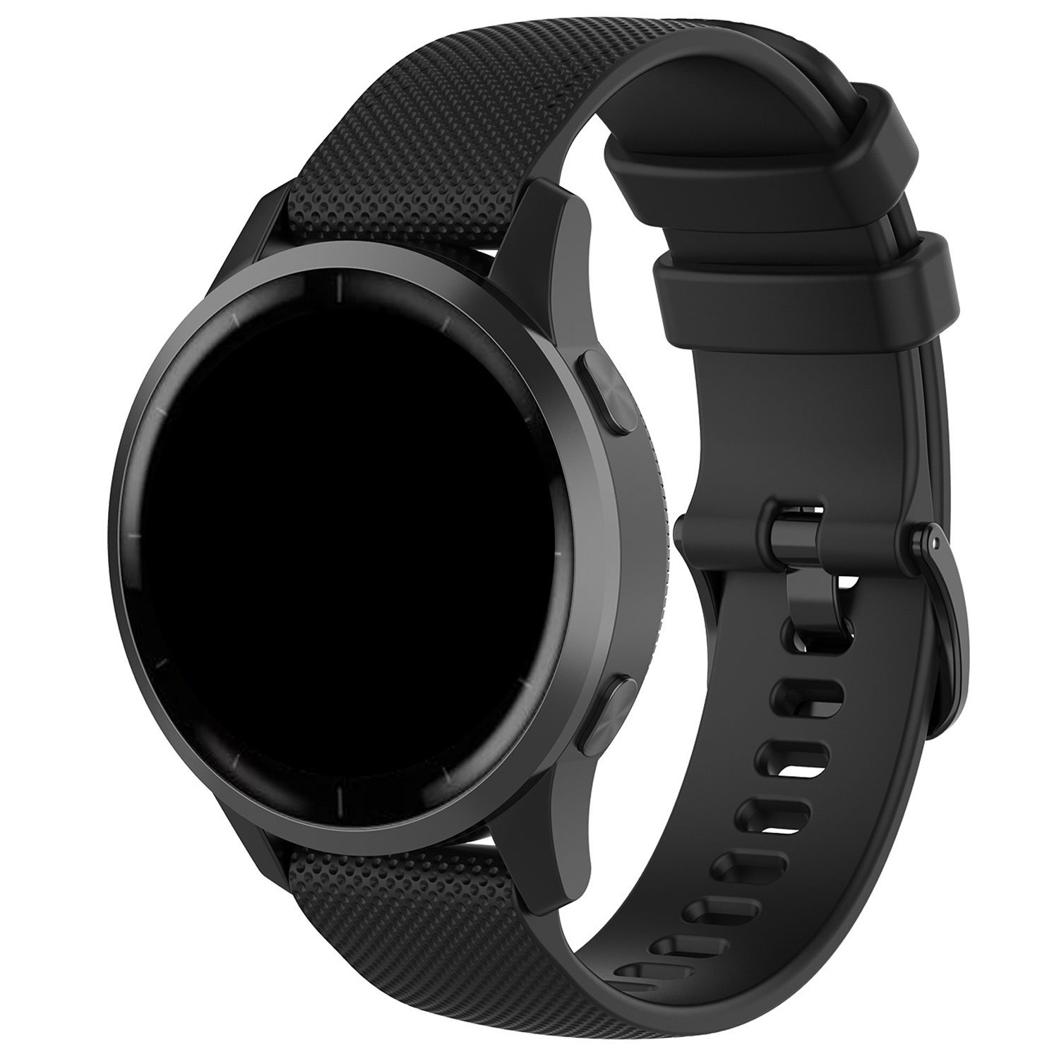 Correa de silicona con hebilla para el Samsung Galaxy Watch 4 Classic - negro