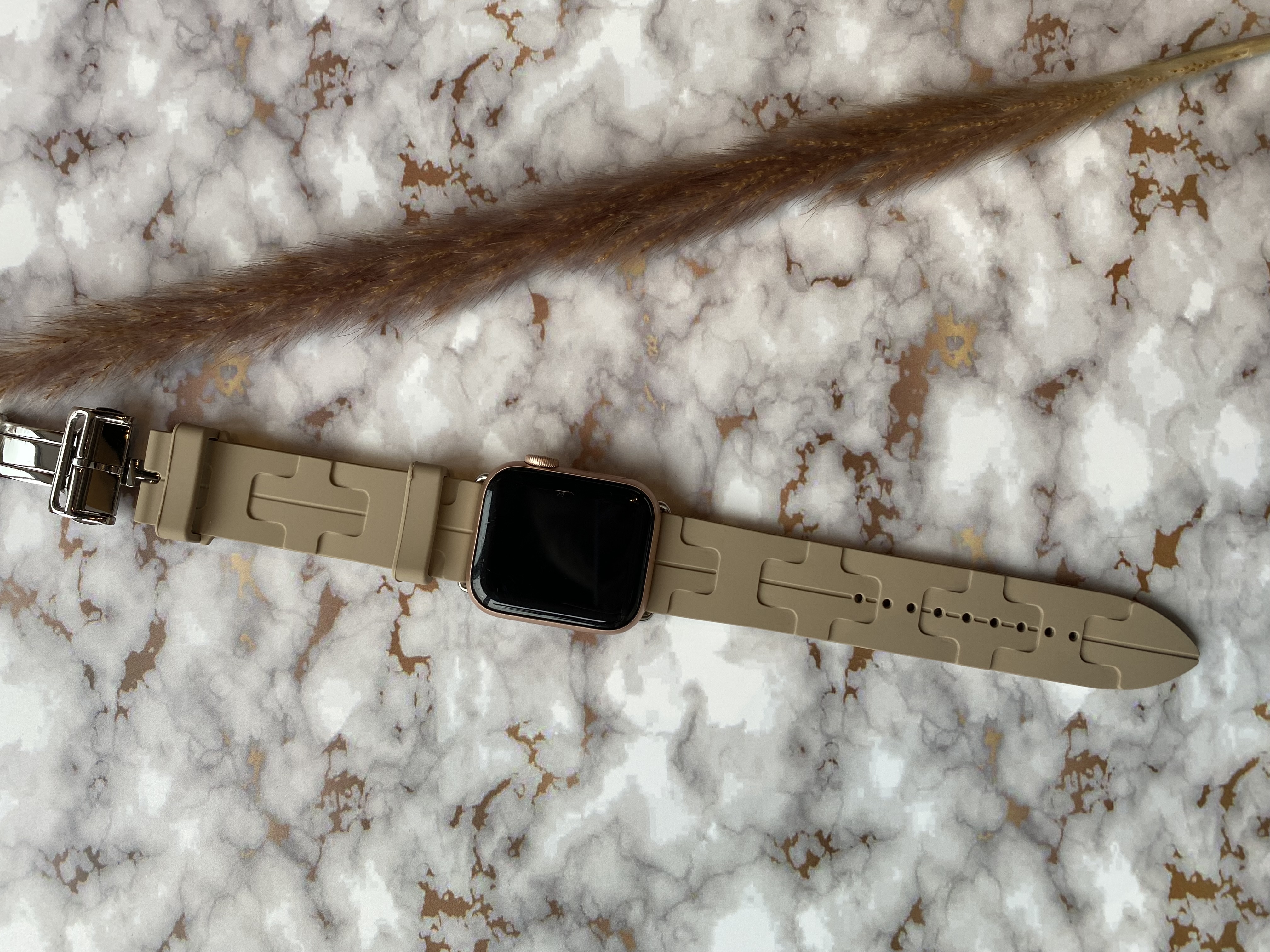 Apple Watch Hermès correa simple tour kilim - nuez