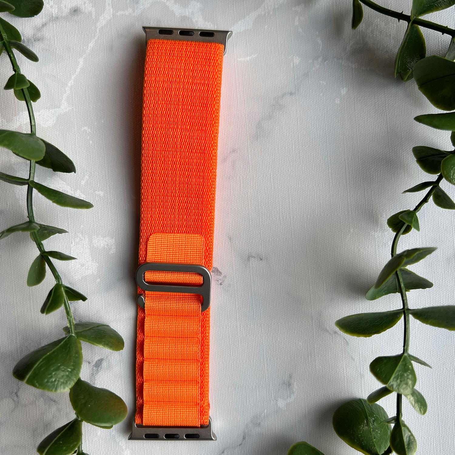 Correa loop Alpine de nailon para el Apple Watch - naranja