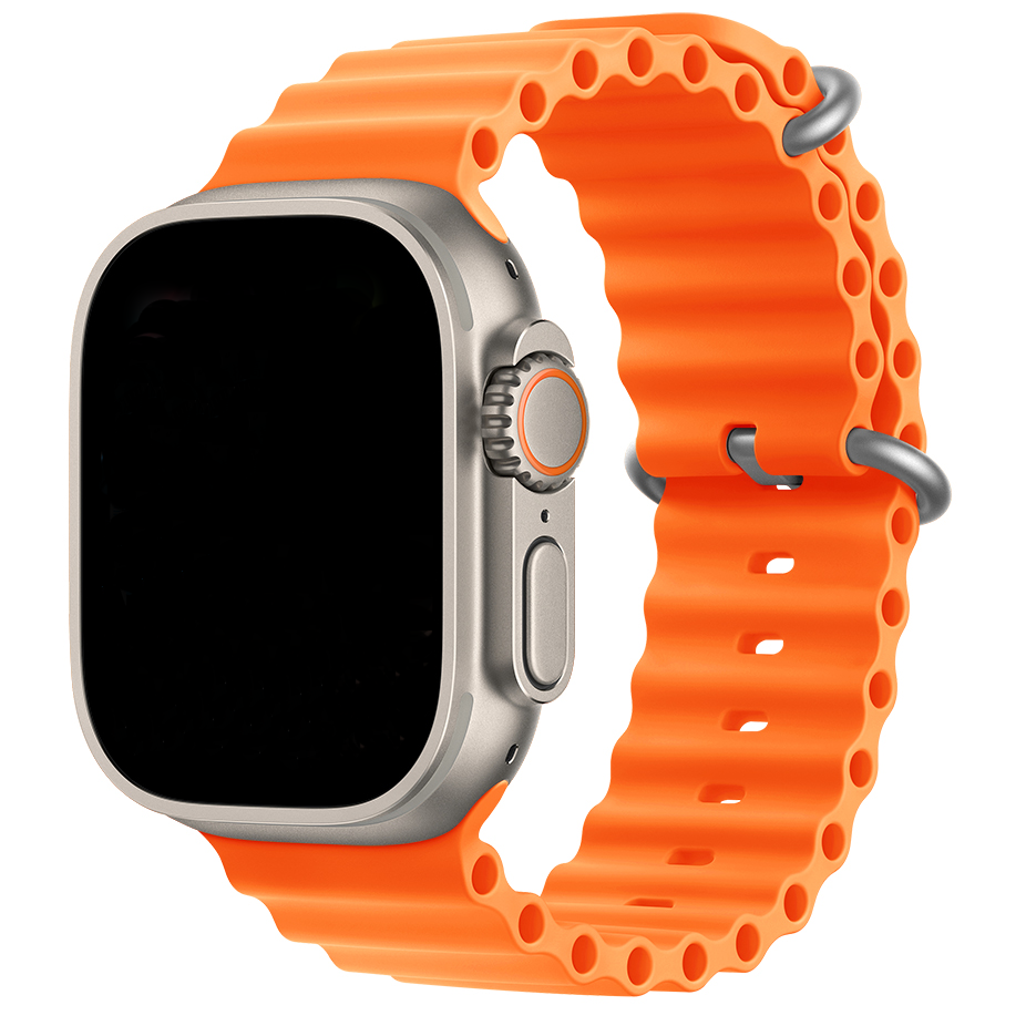 Correa deportiva Ocean para el Apple Watch - naranja