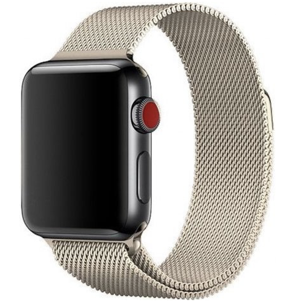 Correa Milanese loop para el Apple Watch - champán