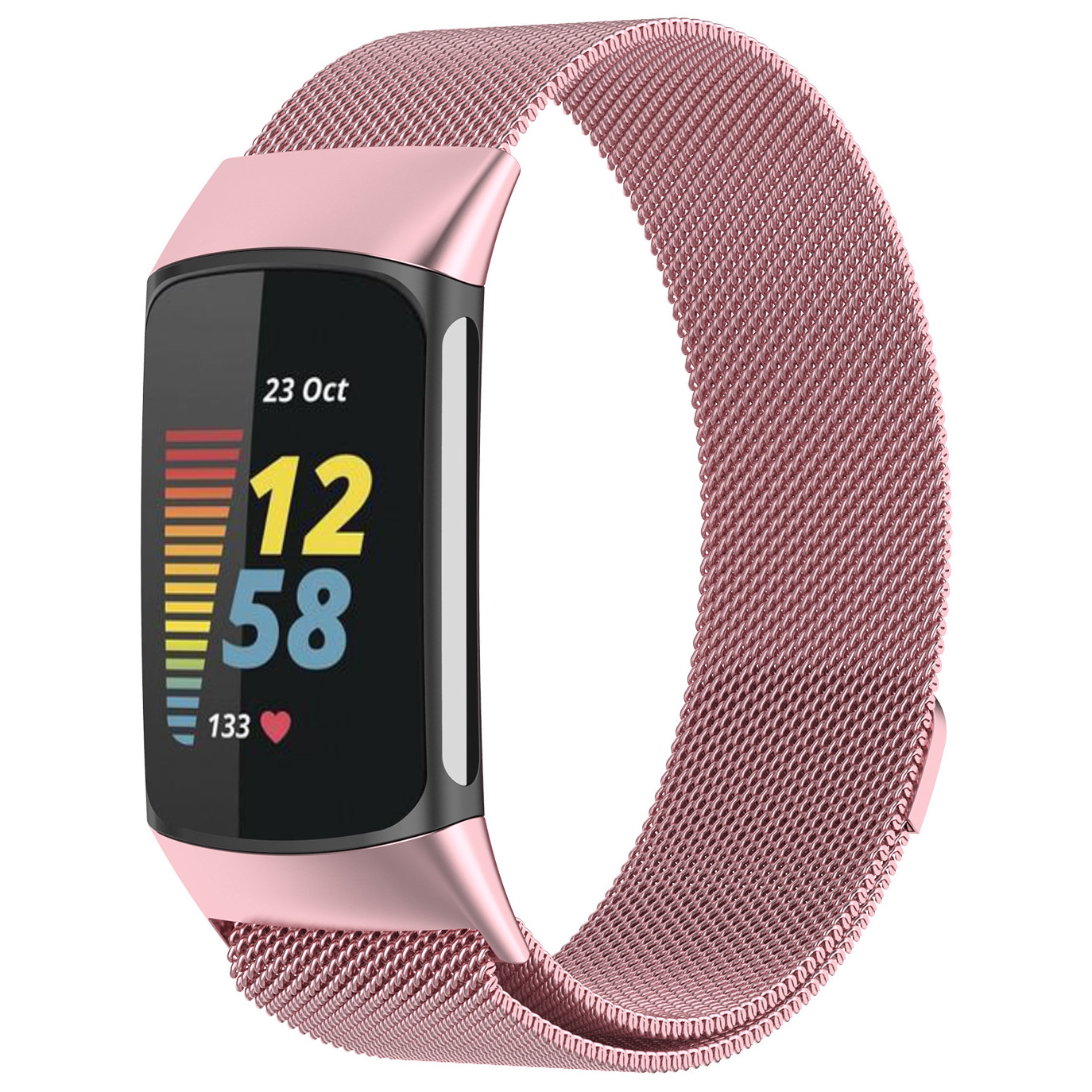  Paquete de 3 bandas deportivas compatibles con Fitbit Charge 5  bandas para mujeres y hombres, pulseras clásicas de repuesto de silicona  suave para Fitbit Charge 5 Fitness Tracker (S, oro rosa/dorado