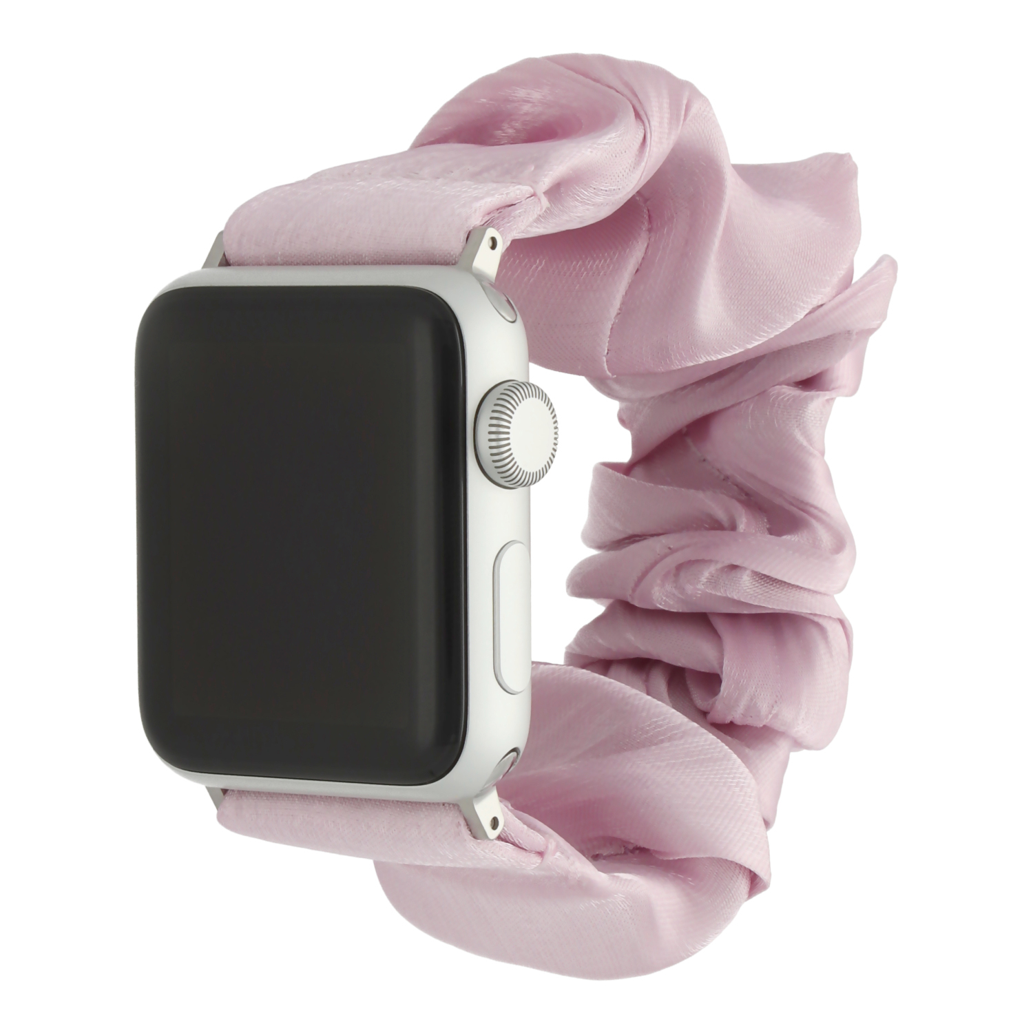 Correa nailon Scrunchie para el Apple Watch - Rosa