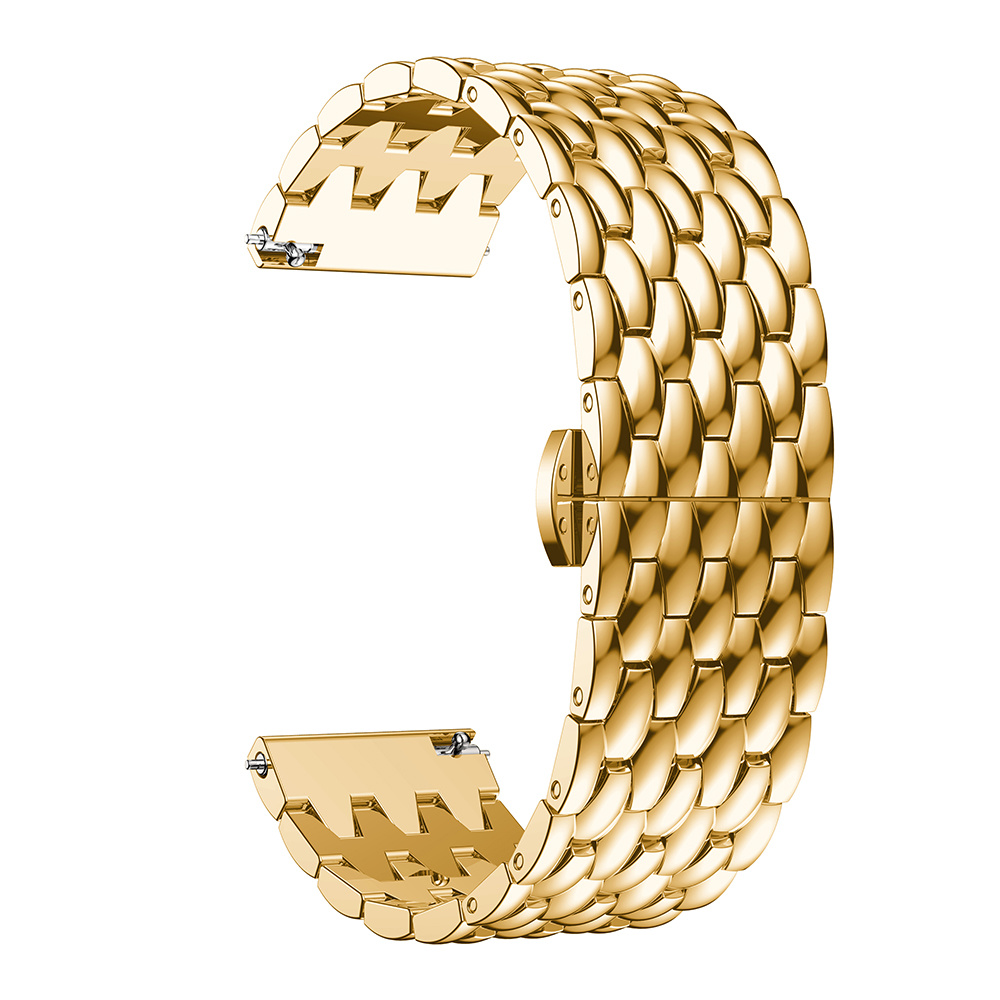 Correa de eslabones de acero dragón para el Samsung Galaxy Watch - oro