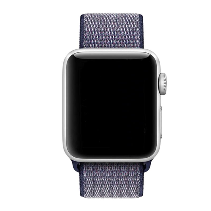 Correa loop deportiva de nailon para el Apple Watch - azul noche