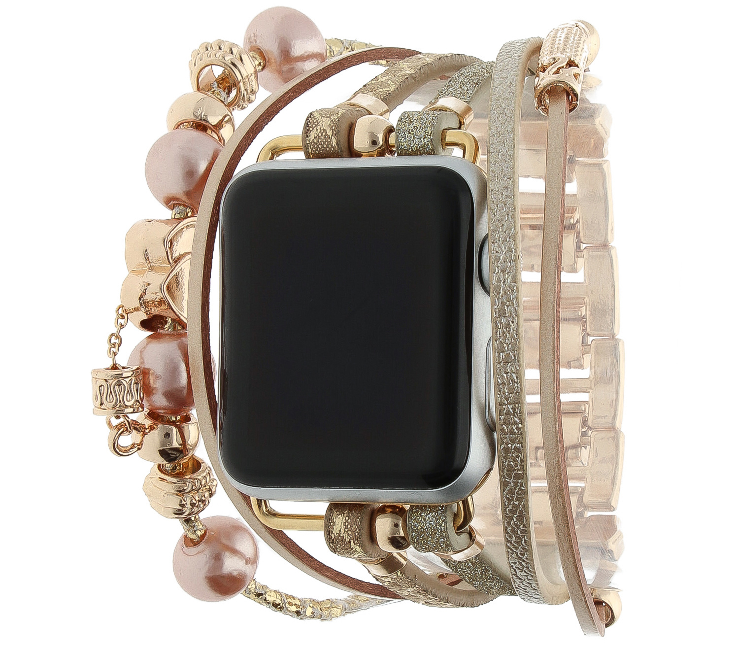 Correa de joyería para Apple Watch – Liz oro brillantina