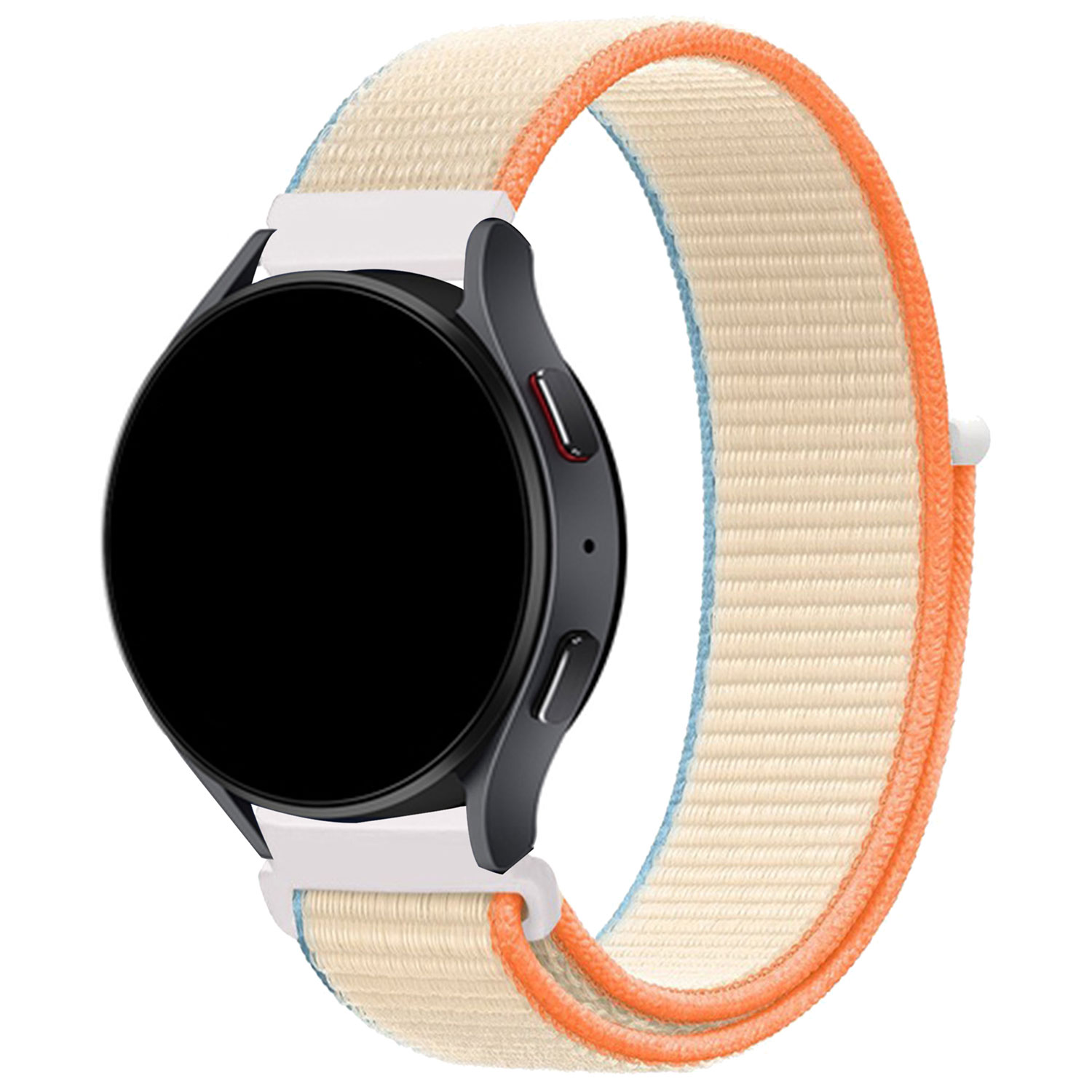 Correa de nailon para el Samsung Galaxy Watch 4 - blanco estrella