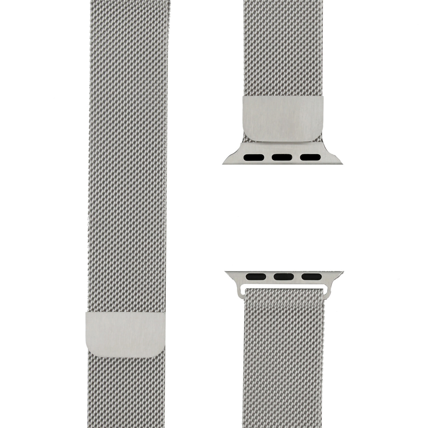 Correa Milanese loop para el Apple Watch - plata