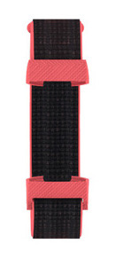 Correa de nailon para el Fitbit Charge 3 y 4 - rosa negro