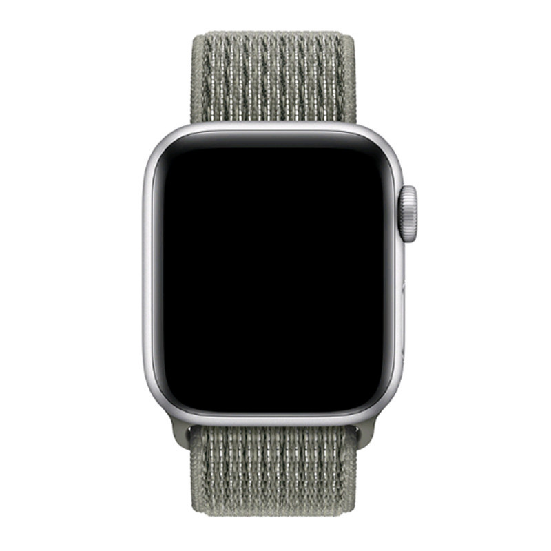 Correa loop deportiva de nailon para el Apple Watch - niebla de abeto