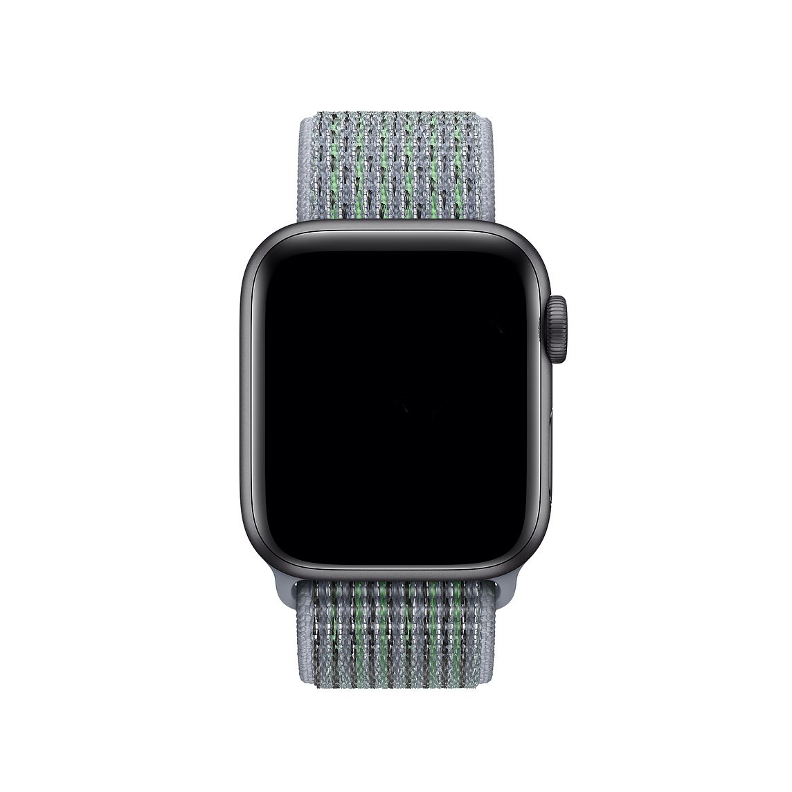 Correa loop deportiva de nailon para el Apple Watch - niebla obsidiana