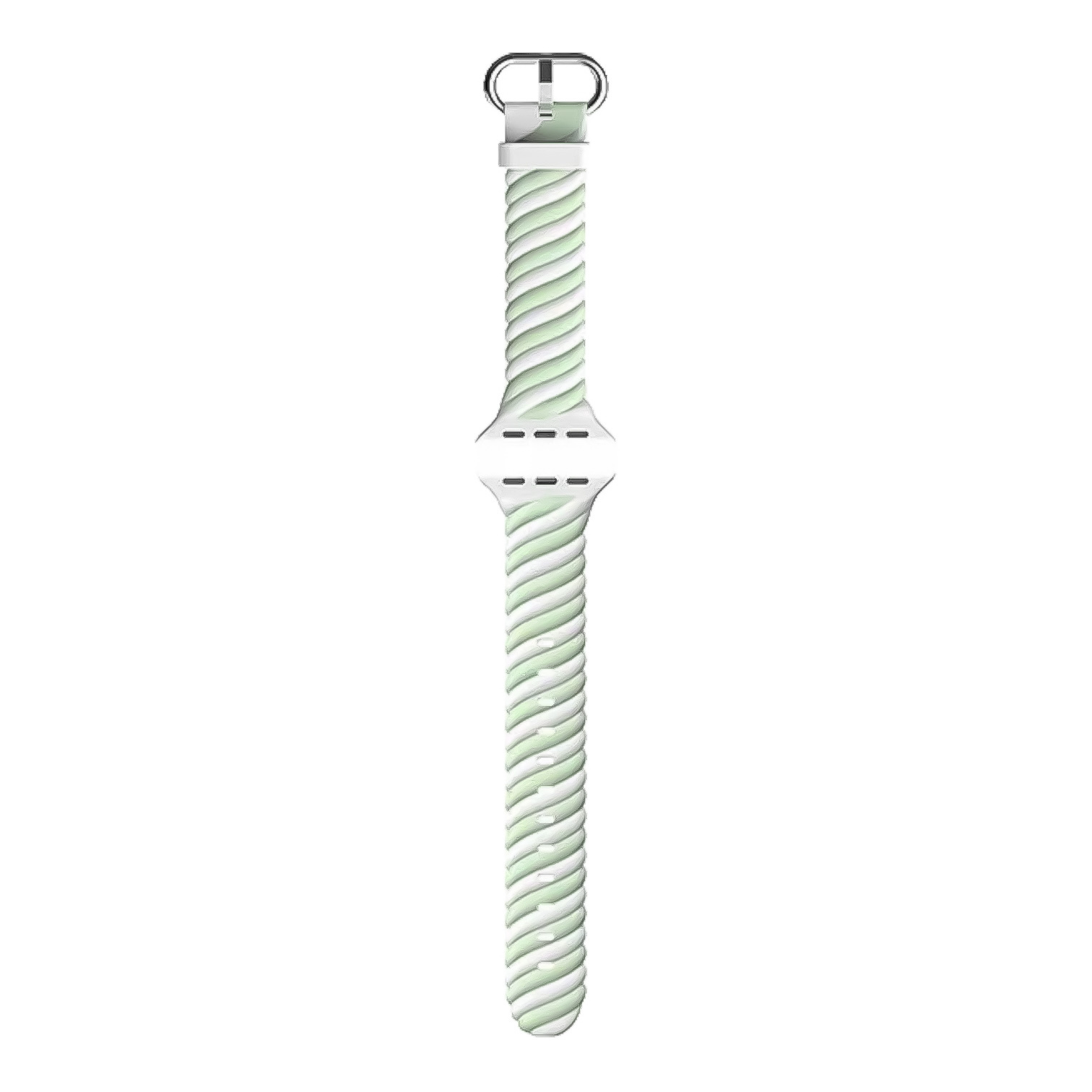 Correa deportiva remolino para el Apple Watch - blanco verde