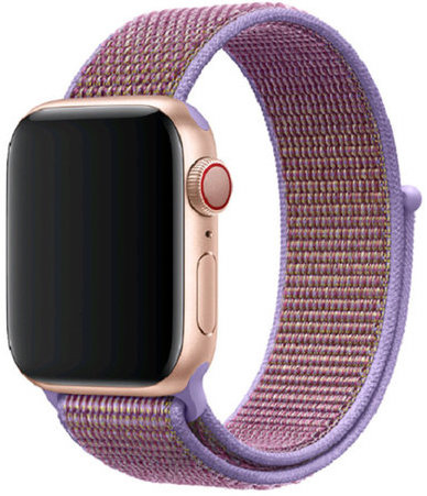 Correa loop deportiva de nailon para el Apple Watch - lila